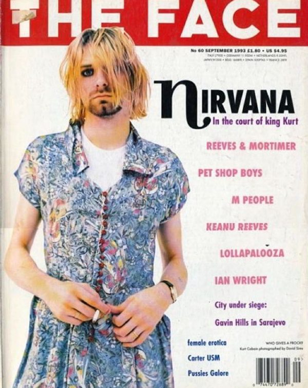 Kurt Cobain trên trang bìa của The Face